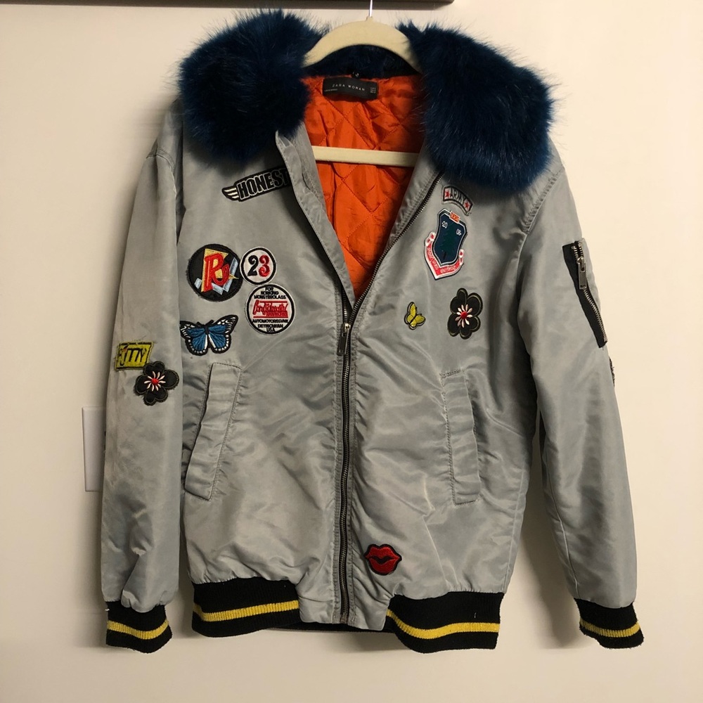 Zara bomber jacket